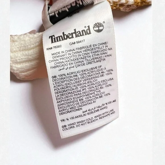 Timberland Women's Beige Scarf - Picture 5 of 6